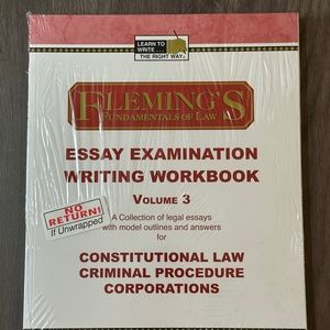 Fleming’s Essay Examination Writing Workbook